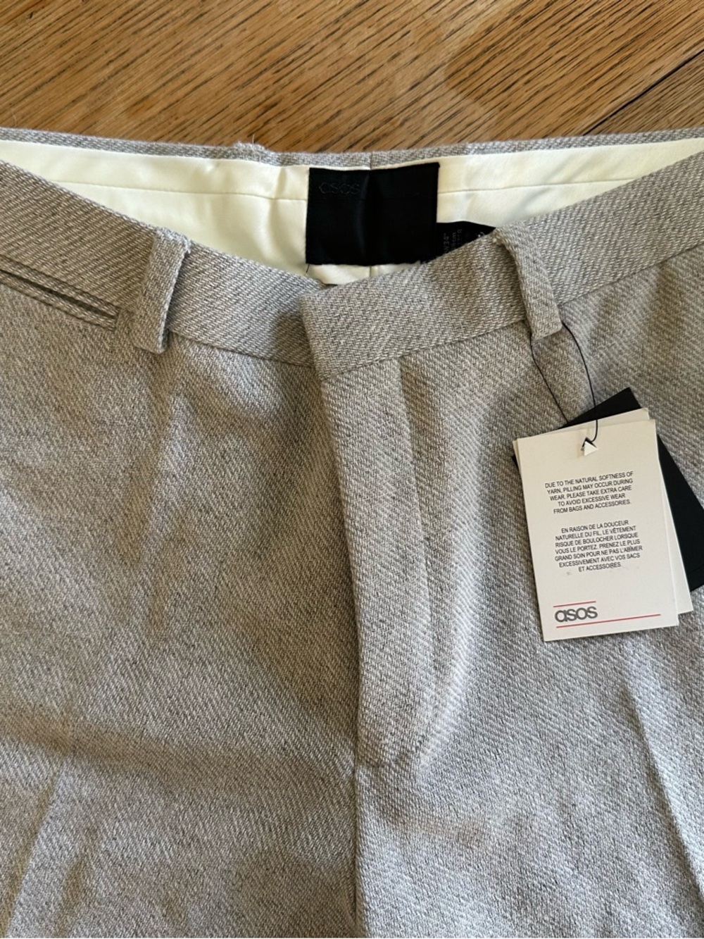 ASOS Light Gray Men's Dress Pants